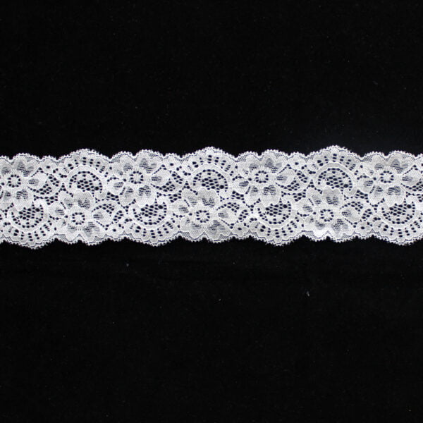 Bridal French Lace Narrow Stretch 6.0 CM Elastic Lace Trim - Image 5