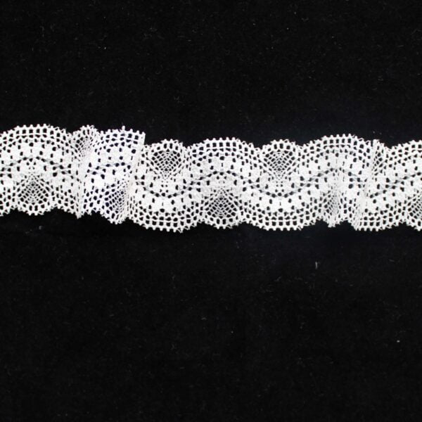 Fancy Knitting Elastic Lace Trim French Style Nylon & Spandex Mesh Fabric Dress Decoration - Image 4