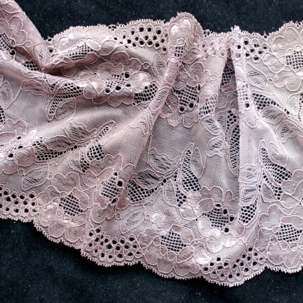 Polyester Embroidery Trimming Lace Stretch Lace Nylon Spandex Lace Fabric For Lingerie - Image 5