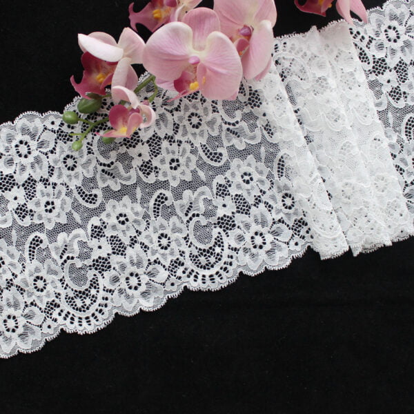 Elastic Lace Trim French Lace Trim Elastic Lace Trimming Border For Lingerie - Image 5